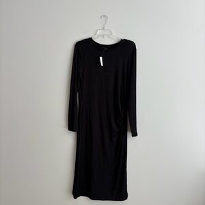Banana Republic Classic Long Sleeve Black Dress Size L